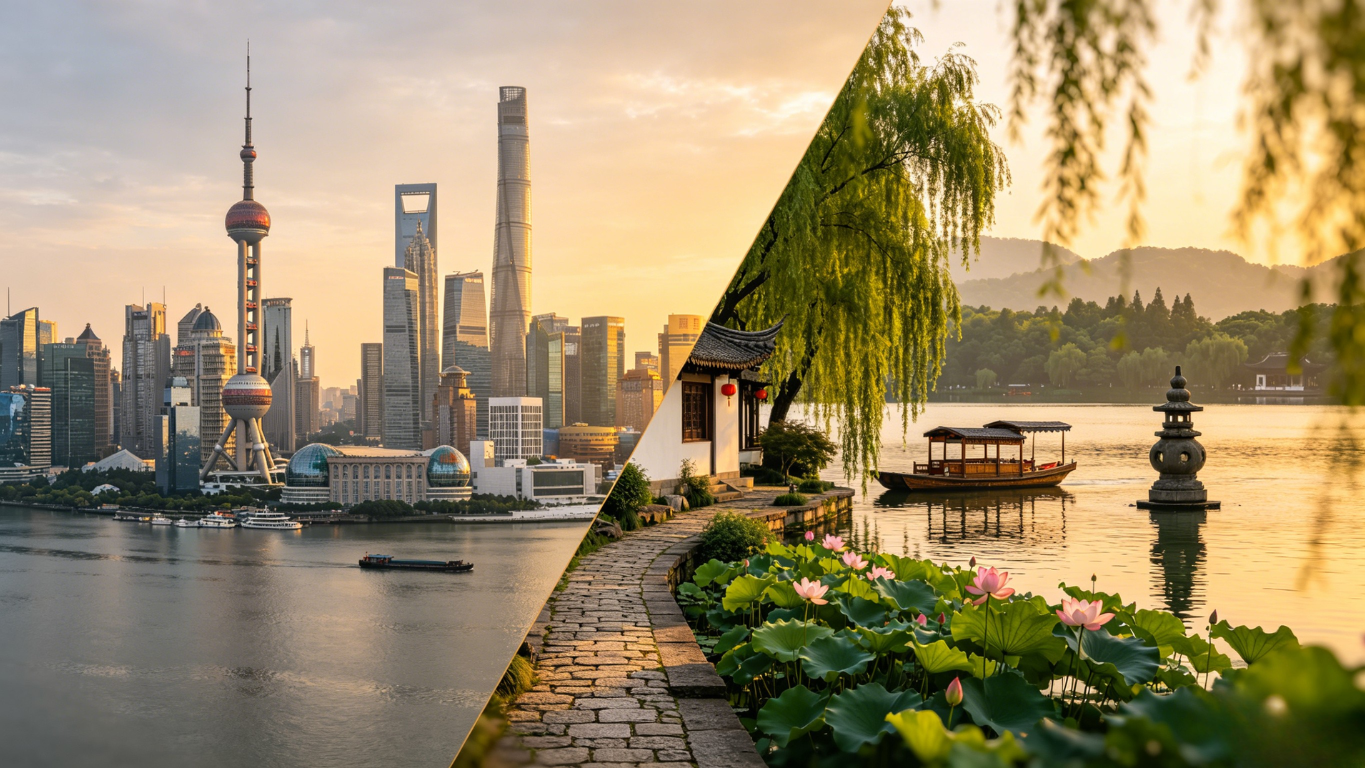 Shanghai and Hangzhou itinerary preview